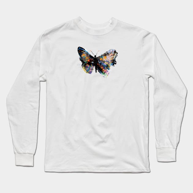 Abstract Butterfly Long Sleeve T-Shirt by EmilyLaurelHarris